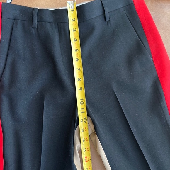 ⭐️⭐️⭐️SOLD ⭐️⭐️⭐️ Burberry Lottie Colorblock Grain de Poudre Wool Trousers - Picture 16 of 17